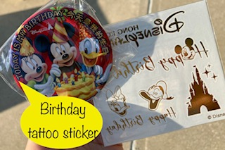 【香港ディズニー】誰でももらえる？Disney Birthday tattoo stickerをゲットしよう！