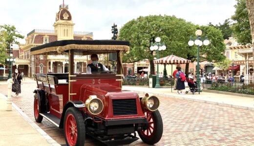 【香港ディズニー】アトラクションMain Street Vehicles（メインストリート・ビーグル）