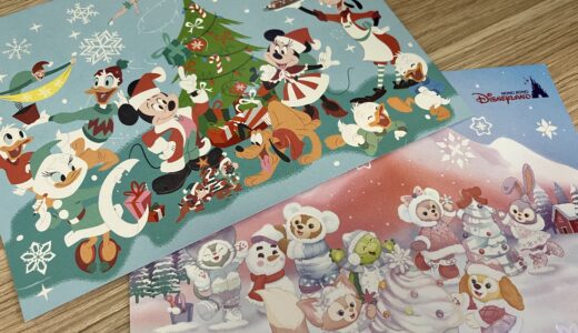 【香港ディズニー】Holiday Wishes Charity Postcard〜2023〜